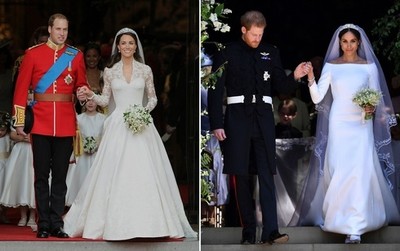 キャサリン妃 VS メーガン妃 結婚式を徹底プレイバック【花嫁編】（ELLEgirl）