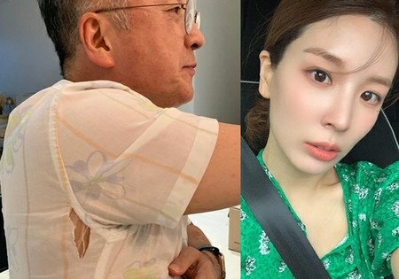 「オットギ3世」ハム・ヨンジ、父ハム・ヨンジュン会長の破れたシャツ姿を公開…「従業員の皆さまの目に申し訳ないです」(WoW!Korea)