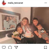 ＭＡＬＩＡ．「ボサボサ　ボロボロ」３６歳誕生日もサプライズに感激「子供たち全員可愛いすぎ」（スポーツ報知）