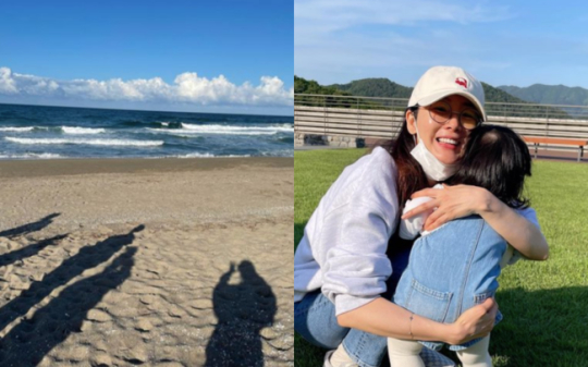 チェ・ジウ、夫&娘と海辺でどうしたの?(朝鮮日報日本語版)