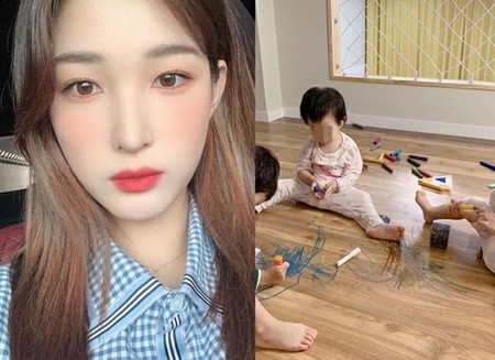 ミンファン（FTISLAND）の妻ユルヒ（元LABOUM）、新居の床に落書きする子供の姿を公開…「どうせなら楽しく遊ぼう」(WoW!Korea)