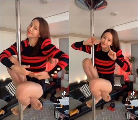 歌手ミナ、ポールダンスを披露…「50歳のお姉さんの驚くべき太ももの筋力」(WoW!Korea)