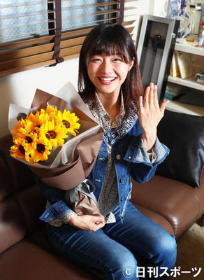 ゆりえ「精神年齢17歳」22歳年上の夫大浦を語る（日刊スポーツ）