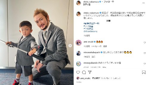 中村獅童、3歳長男が1月に歌舞伎座“初お目見得”へ　堂々の立ち姿にファン「待ってました！」「かっこいい！」(ねとらぼ)