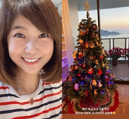 タレントのカン・スジョン、香港にある自宅のクリスマスツリーを公開…オーシャンビューにも注目(WoW!Korea)
