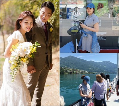(朝鮮日報日本語版) スイス新婚旅行中のALi、素敵な妊婦姿を披露（朝鮮日報日本語版）