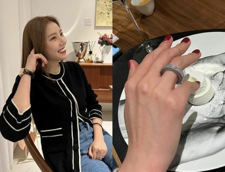 女優ソン・ダムビ、“もうすぐ結婚？”スピードスケートのイ・ギュヒョク監督とラブラブなキス＆指輪公開(WoW!Korea)