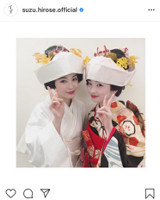広瀬すず、「なつぞら」夕見子とＷ花嫁姿を公開「坂場なつです」　（スポーツ報知）