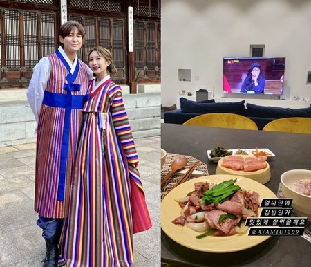 俳優イ・ジフン、妻アヤネさんの料理を公開…「久しぶりの家でのご飯」(WoW!Korea)