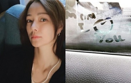 “クォン・サンウ妻”ソン・テヨン、子どもからの愛を誇示…窓ガラスに「ママ愛してる」(WoW!Korea)