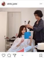 矢田亜希子が美容院へ「前髪はいろいろアレンジできるように絶妙なバランス」（スポーツ報知）