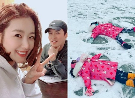 女優ソ・イヒョン、雪の上のかわいい“エンジェル”を公開…娘たちと雪遊び(WoW!Korea)