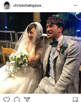 滝川クリステル、小泉進次郎議員との挙式を報告　ウエディングドレス姿も公開（スポーツ報知）