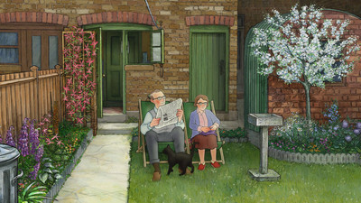 英絵本作家が綴る夫婦の40年『エセルとアーネスト』不思議な黒猫の本編映像（CINRA.NET）