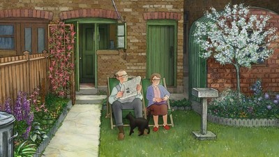 「エセルとアーネスト」夫婦に40年寄り添った不思議な黒猫の登場シーンが公開（映画ナタリー）