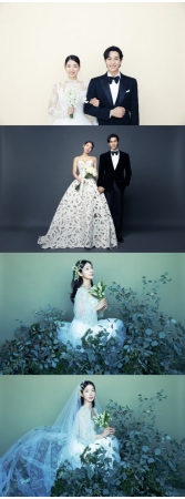 パク・シネ&チェ・テジュン、本日(22日)結婚…爽やかなウェディング写真公開(WoW!Korea)