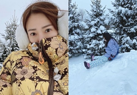 クォン・サンウ＆ソン・テヨン、大雪のNYハウス…雪そり場にもなる広さ(WoW!Korea)