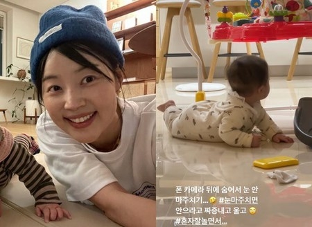 ハン・ジヘ、検事の夫と娘の視線を避ける…「目が合うと抱っこをせがまれる」(WoW!Korea)