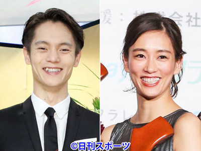 水川あさみ「よろしゅう」結婚窪田ツーショット写真（日刊スポーツ）