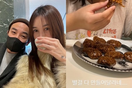 俳優オム・テウンの妻ユン・ヘジン、娘との日常公開「作ってほしいというので」(WoW!Korea)