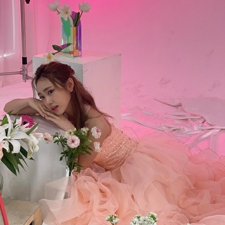 女優キム・ジヨン、嵐のような成長ぶり…ピンク色のドレスを着て優雅なポーズ(WoW!Korea)