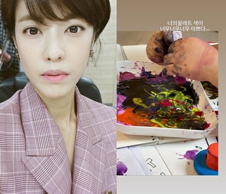 女優イ・ユンジ、涙にぬれた美術教育…「ママも本当に幸せ」(WoW!Korea)