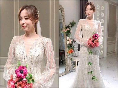 結婚控えたカン・ミヨン、ウエディングドレス姿を披露（朝鮮日報日本語版）