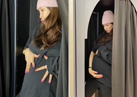 女優ヤン・ミラ、妊娠5か月で11キロ増えた…すらりとした脚は変わらず(WoW!Korea)