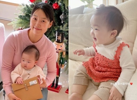 女優ハン・ジヘ、親の裁縫力に驚き…孫娘ユンスルちゃんにワンピース(WoW!Korea)