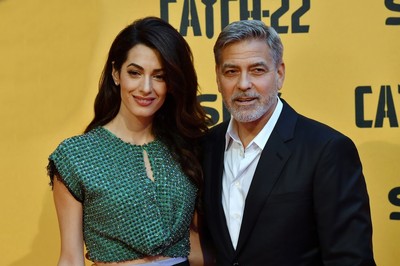 メイクも油断？ジョージ・クルーニー妻、あわや転倒のハプニング（Movie Walker）