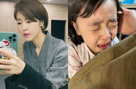 女優イ・ユンジの娘ラニちゃん、人生初の別れに号泣…「お母さんも心が痛い」(WoW!Korea)