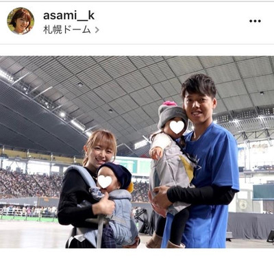紺野あさ美さん、夫の日本ハム・杉浦稔大投手と家族ショットを公開「身長差すごい」「幸せオーラ」の声（スポーツ報知）