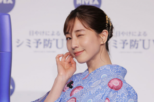 田中みな実が「ニベア」イベントで美しい首の秘密明かす「うなじは引きがあるんでしょうか。お顔も使ってください（笑）」(週プレNEWS)