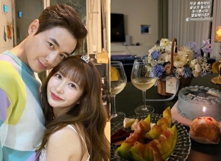 イ・ジフン、愛する妻アヤネさんと自粛パーティー…新婚らしいロマンティックなムード(WoW!Korea)