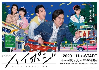 ドラマ「ハイポジ」に伊島空・めがねら出演、80年代テイストのビジュアルも（コミックナタリー）
