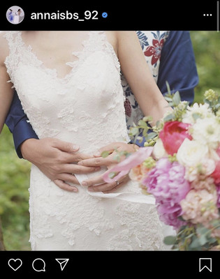 石橋杏奈、インスタで第１子妊娠を報告　昨年１２月に楽天・松井と結婚（スポーツ報知）