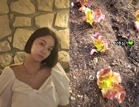 ファン・ジョンウム、意外な近況…サンチュを植える素朴な日常(WoW!Korea)