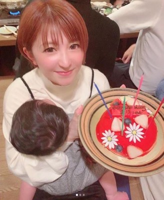 「息子ちゃんのリアクションも完璧」矢口真里夫妻の“サプライズ誕生日会”を手島優が報告（E-TALENTBANK）