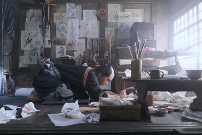 柳楽優弥、阿部寛…オールスターキャストそろい踏み『HOKUSAI』特報＆場面写真解禁（クランクイン！）