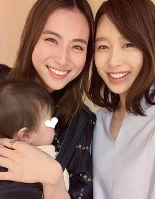 ＴＢＳ・良原安美アナが笹川アナ親子とのスリーショット披露「天使ちゃんに会えました」（東スポWeb）
