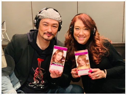 LiLiCo、小田井涼平と夫婦で初のスタジオ収録　笑顔の2ショットも「なんかソワソワした（笑）ちょっと照れる」(ねとらぼ)