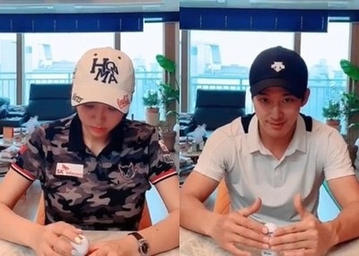 俳優イ・ワン＆イ・ボミ夫婦、新居で甘いゴルフボール積み（WoW!Korea）