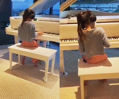 格闘技の秋山成勲選手、娘のサランちゃんがピアノ演奏をする姿を公開するも音色の主は…（WoW!Korea）