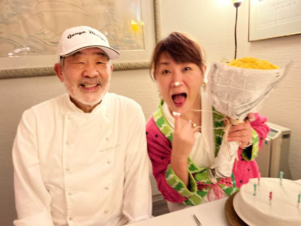 誕生祝いに大好物の「すいかのコース料理」を堪能！ 暑い夏にぴったり（山田邦子）(日刊ゲンダイDIGITAL)