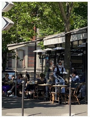 中村江里子、パリで営業再開したカフェの様子伝える「街が生き返った感じ」　路上にもテーブルや椅子が（ねとらぼ）