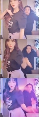 ホン・ジニョン、ダイエット宣言で話題の実姉ホン・ソニョンとキュートなダンス対決（WoW!Korea）