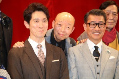 中井貴一と佐々木蔵之介が、坂田利夫と木下ほうかの結婚を応援（Movie Walker）