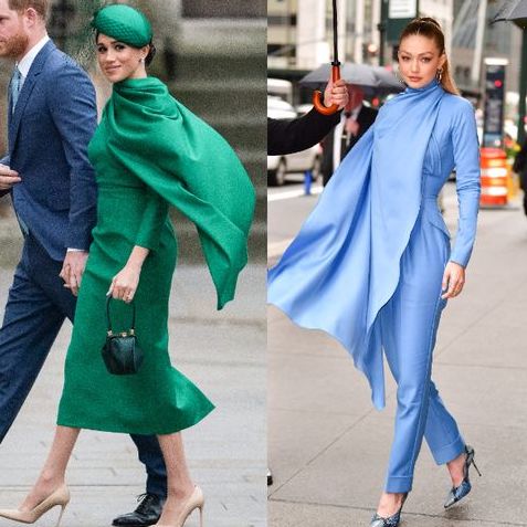 風になびく姿がかっこいい！セレブの颯爽「ケープ」スタイル(コスモポリタン)