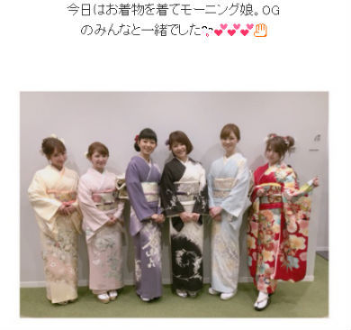 中澤、辻ら元モーニング娘。が大人な着物姿で集合　“独身”田中は真っ赤な振り袖に「今日で最後かも」（ねとらぼ）