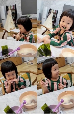 女優ソ・ユジン、末娘セウンのキュートな前髪公開…幸せな微笑(WoW!Korea)